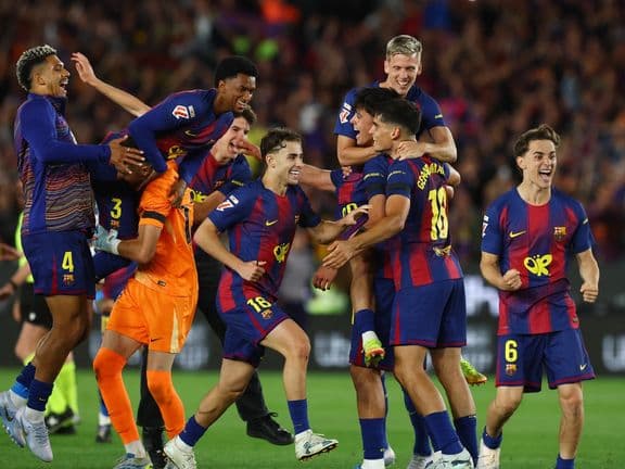 The Barcelona became La Liga champions with their victory in El Clasico.