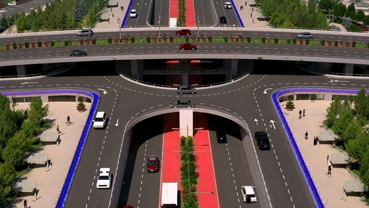 85% completion of underground road construction at Baraki square in Kabul.