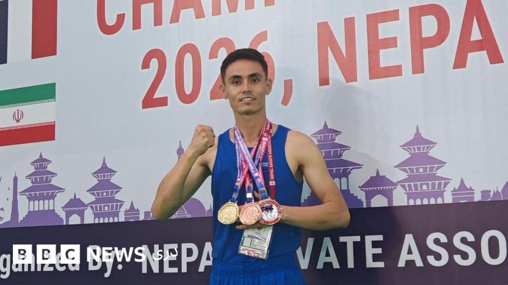 Shining Afghan refugee athlete wins three Medals in international competitions.
