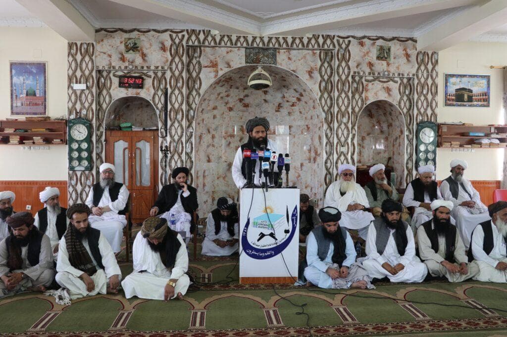 د پاكستاني ديني عالم شيخ محمد ادريس د فاتحې مراسم په كابل كې ترسره شول.