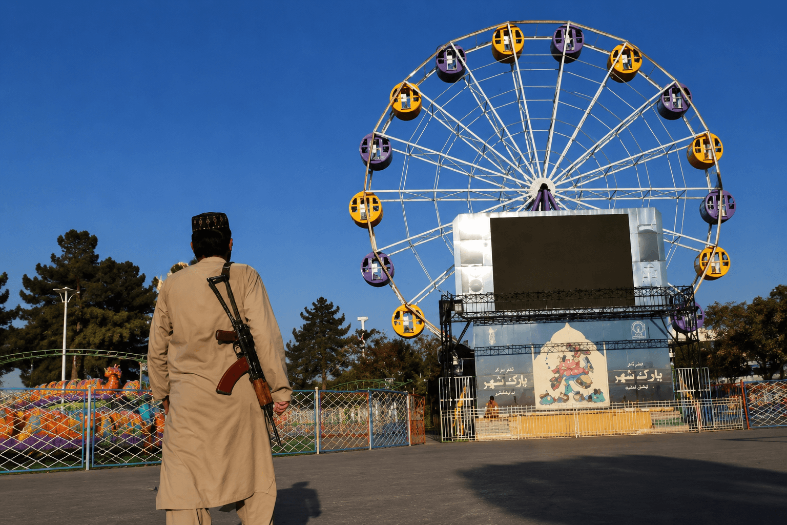 The Taliban ban women from entering all Parks in Kabul.