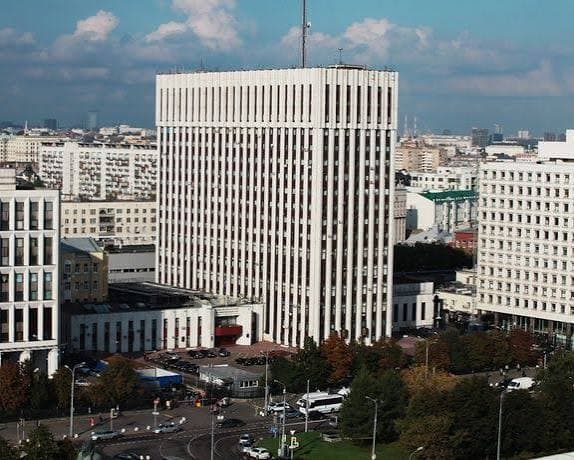 A man arrested in Moscow for allegedl planning an explosion at Russia’s ministry of justice.