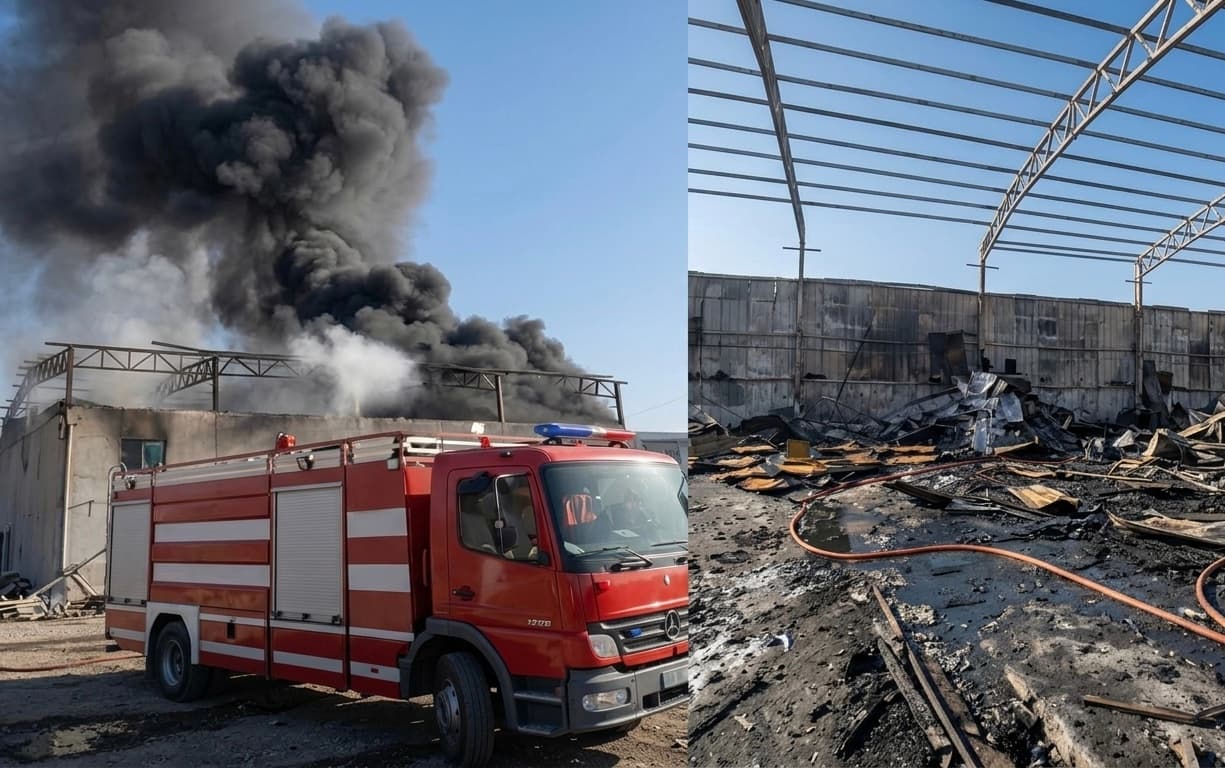 A fire has broken out at an air conditioner manufacturing factory in Herat.