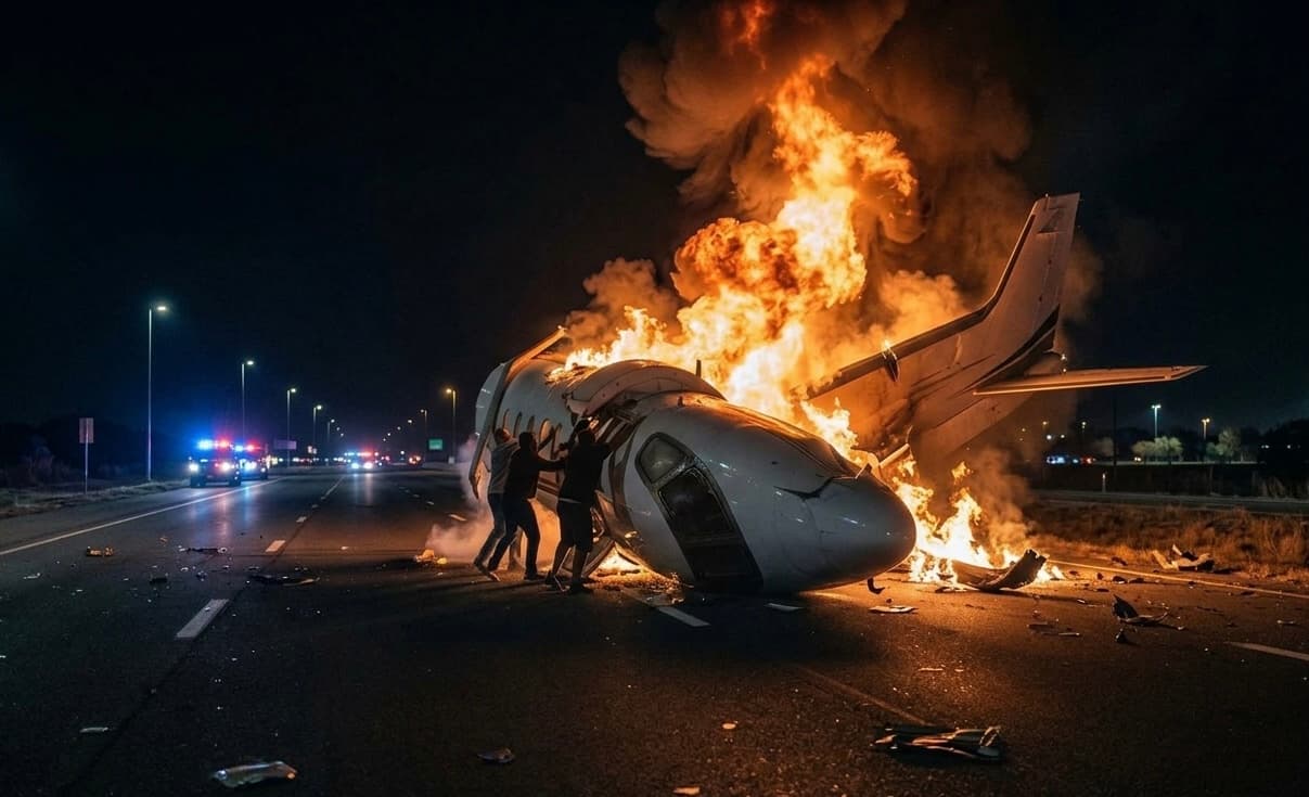 In the United States, two aircraft have crashed in succession over the past two days .
