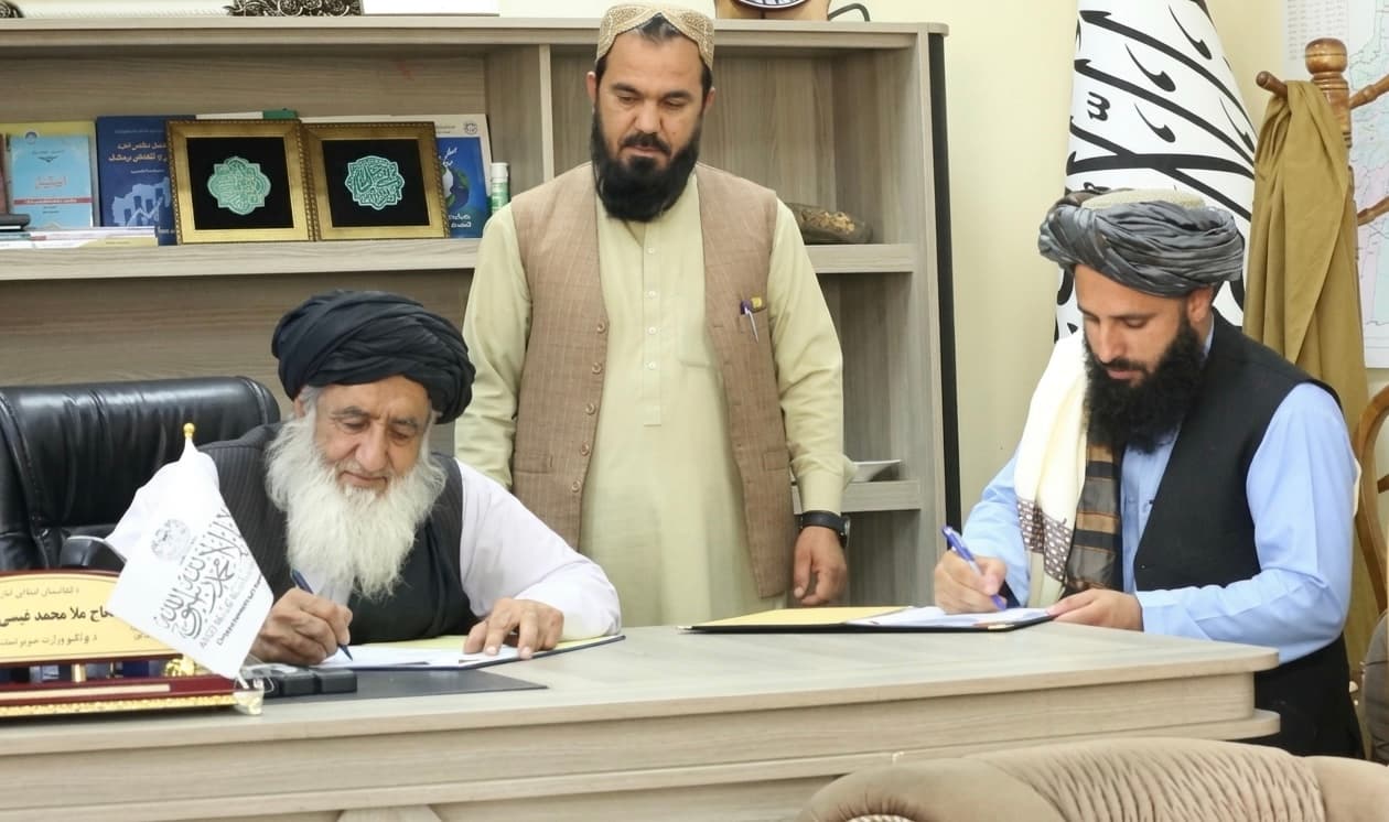 The Taliban have signed a contract for the reconstruction of 15 kilometers of the Southern Salang Road.