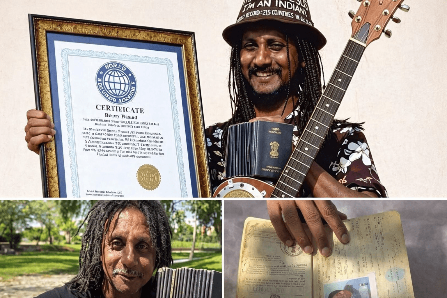 An Indian citizen has set a world record by traveling to every country in the world.