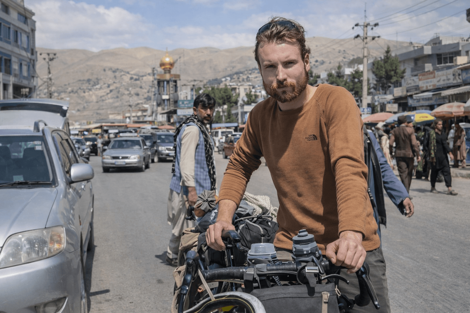 Swedish cyclist who traveled from Europe to Afghanistan sets off for the Wakhan corridor.