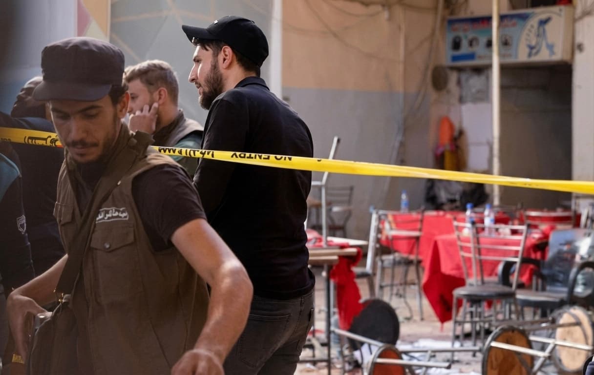 Explosion in a Café in damascus; At least six killed and 22 injured.