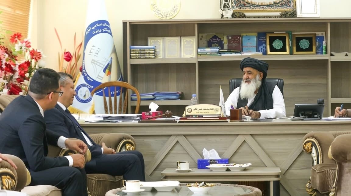 Taliban’s minister of public works and Turkmenistan’s ambassador discussed transport projects.