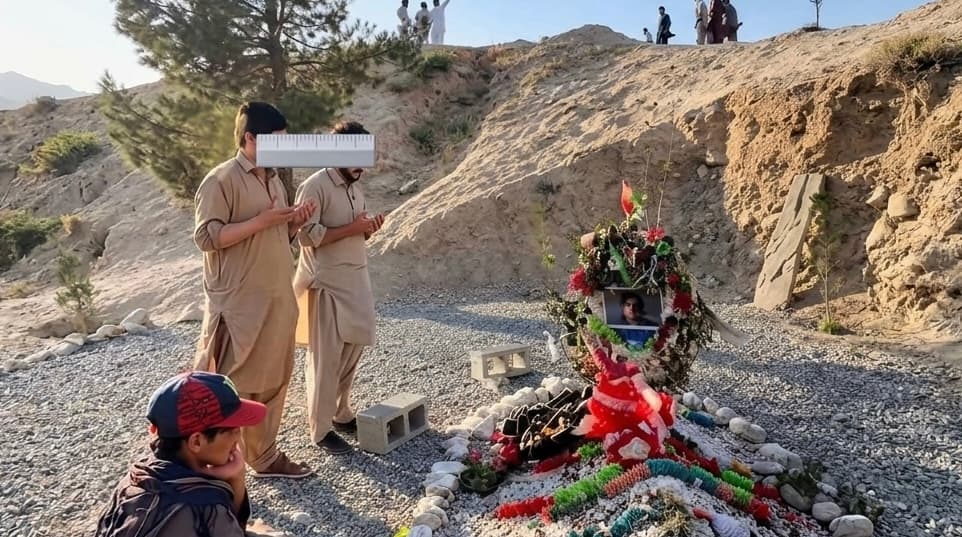 طالبان بیرق ملی افغانستان را از مقبره شاپور زدران برداشته‌اند.