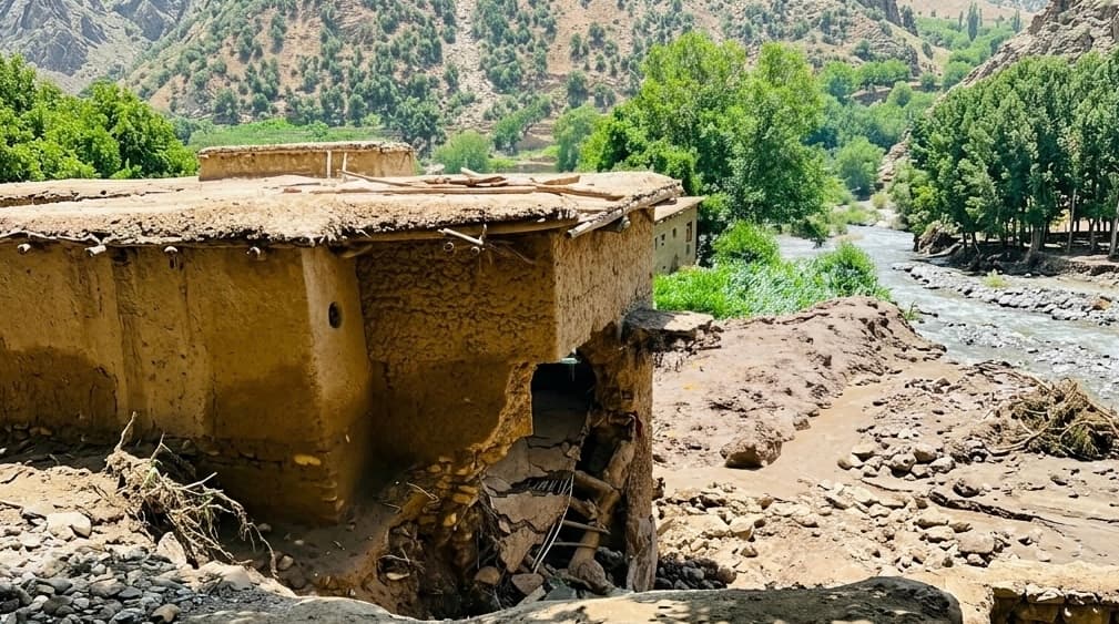 House collapse in Nangarhar claims the lives of five members of a family.
