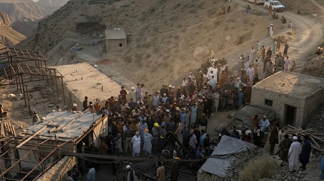Methane gas explosion at Balochistan coal mine mills 11 miners.