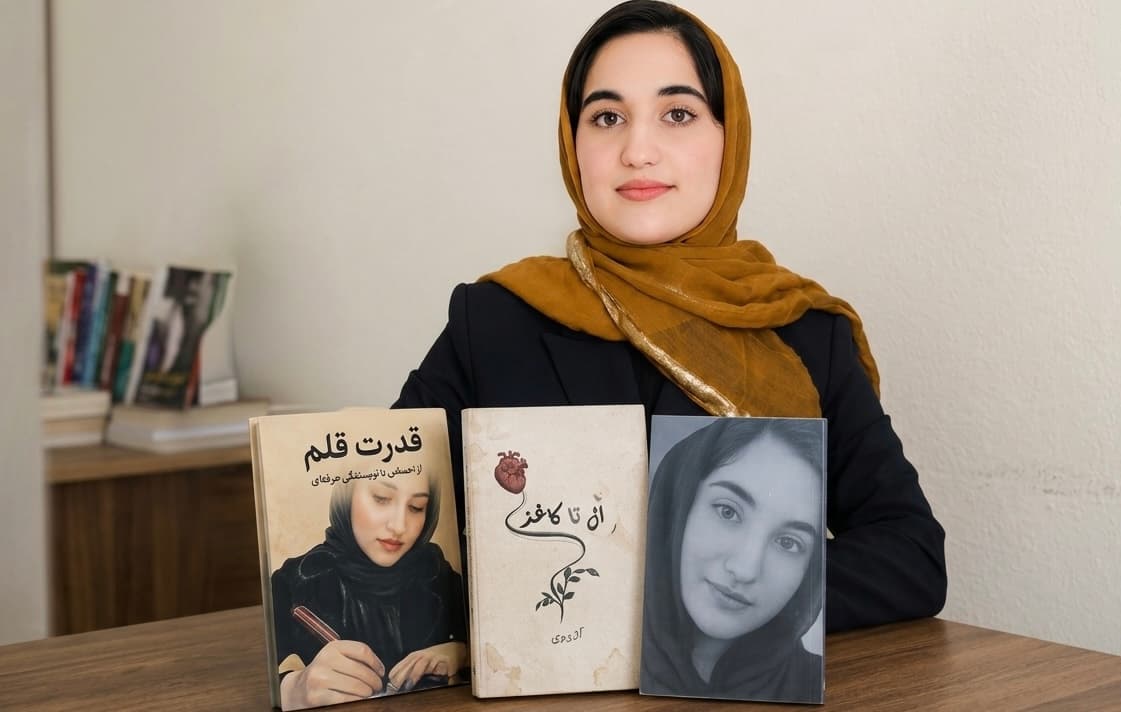 از افغانستان تا آلمان؛ داستان نویسندگی شبنم و حمایت او از دختران.