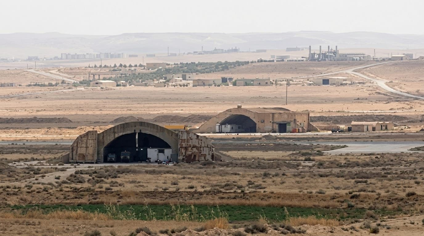 Israeli strike on Syrian airbase follows visit by Turkish delegation.