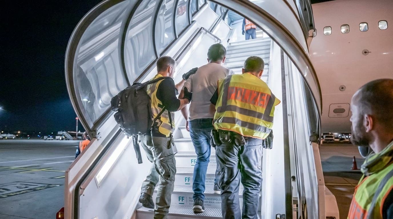 Germany sends 22 Afghan nationals to Kabul on Charter flight.