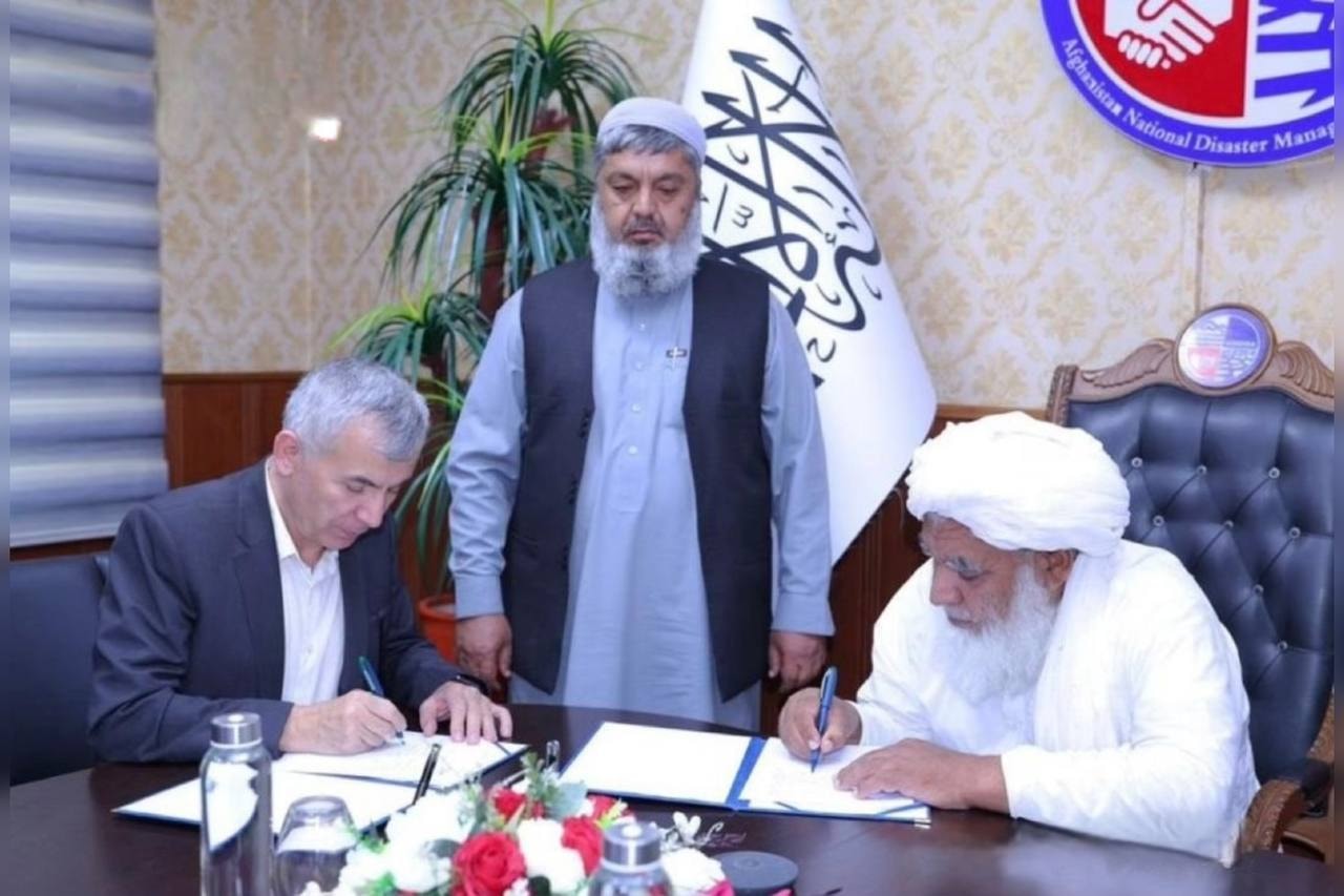The Aga Khan Agency and the Taliban signed a cooperation memorandum worth 1 million dollars.