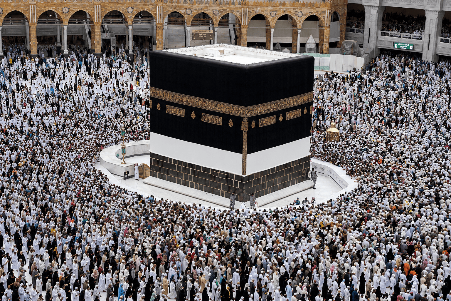 This year, more than 1.7 million Hajj pilgrims participated in the Hajj ceremonies.