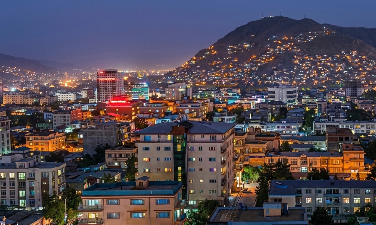 Only 33% of the population in Afghanistan has access to electricity.