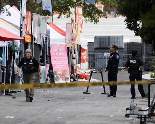 Deadly shooting at U.S. food festival leaves two dead and five injured.