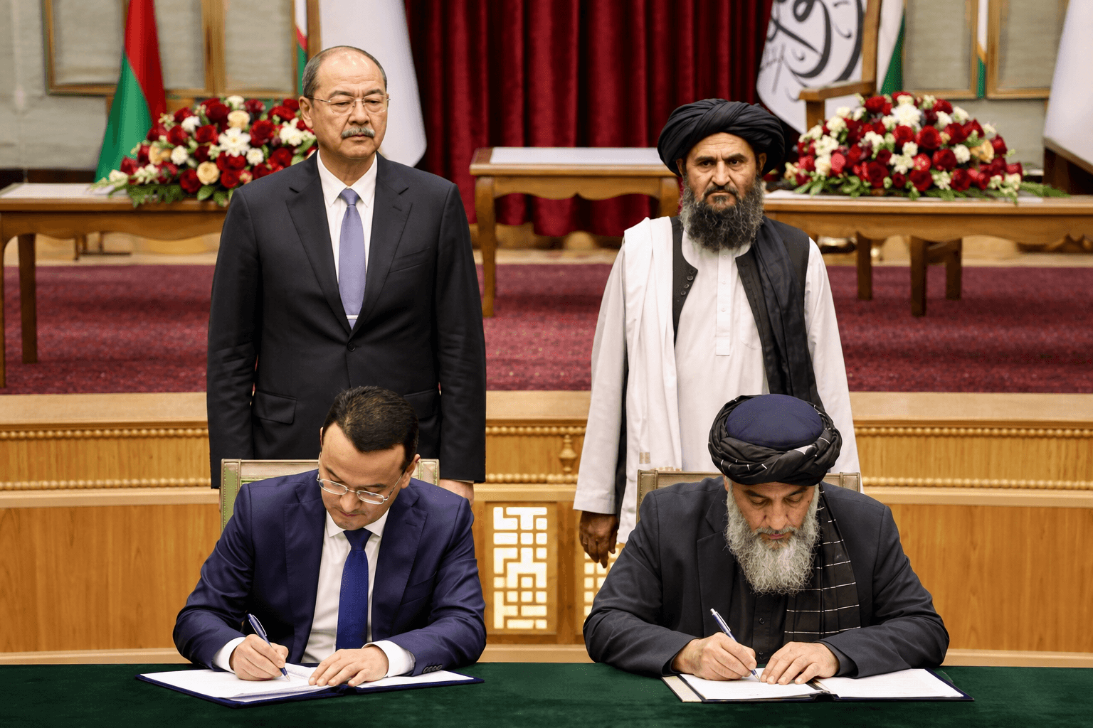 The Taliban and Uzbekistan signed 90 trade agreements worth $1.4 billion.