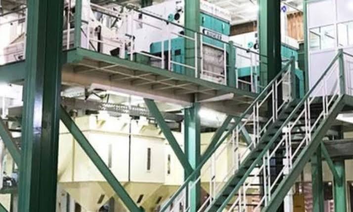 A new rice processing factory is being constructed in Laghman province.