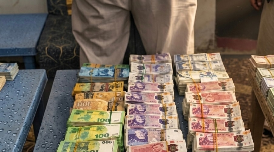 طالبانو په حیرتان بندر کې د میلیونونو بهرنیو اسعارو د موندلو خبر ورکړ.