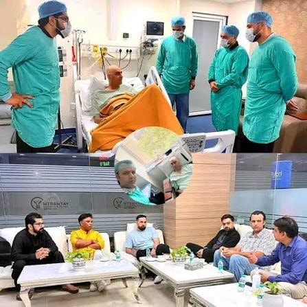 راشد خان و محمد نبی برای دیدار شاپور زدران آمدهاند.