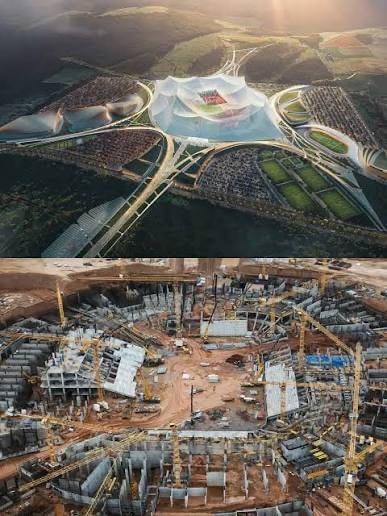 Morocco is currently constructing one of the largest football stadiums in the world.