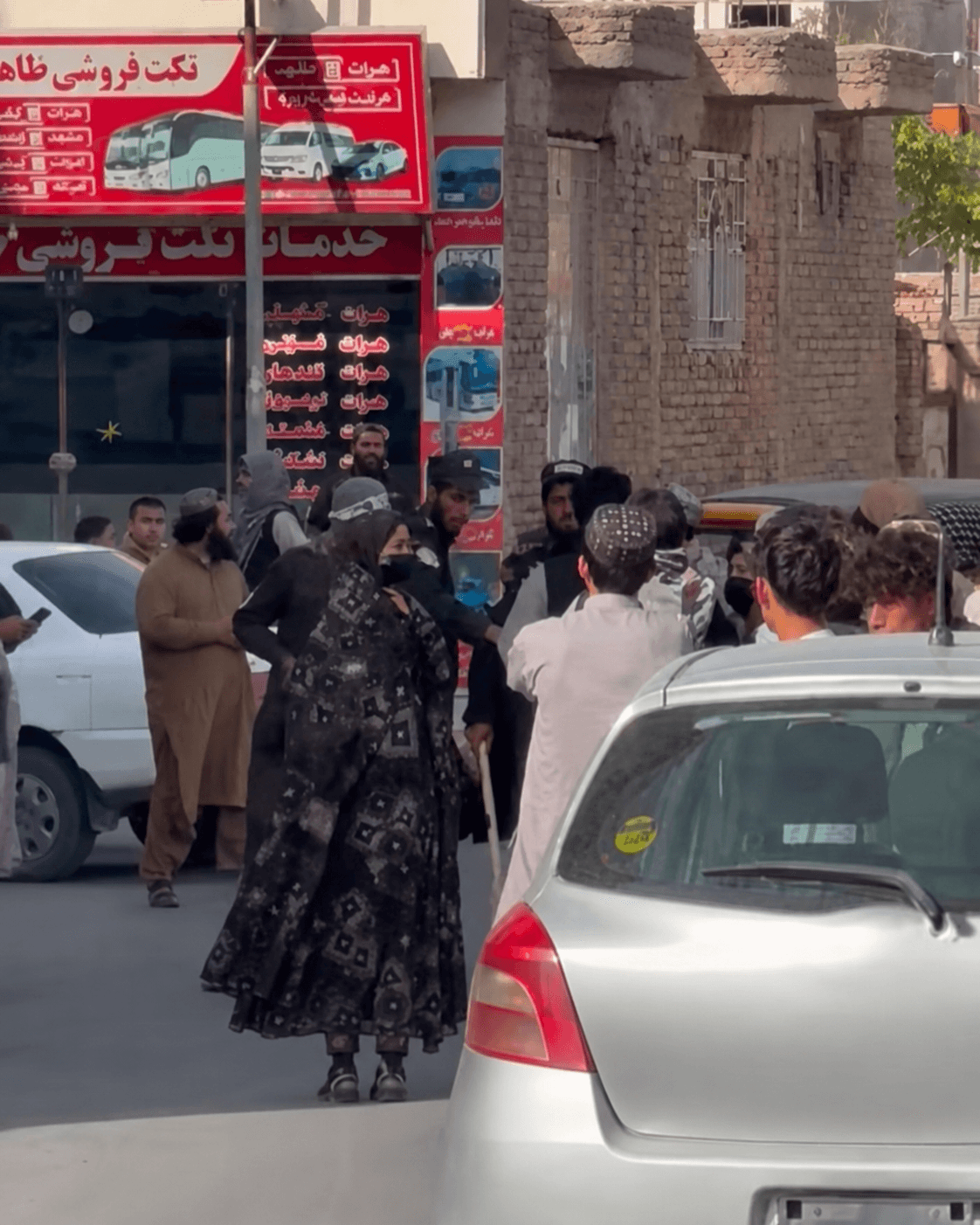 Eyewitnesses: The number of repression forces exceeded the number of protesters.
