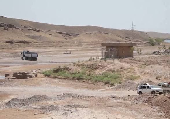 آغاز سروى سرک مرزى پشتون بند در ولايت هرات.