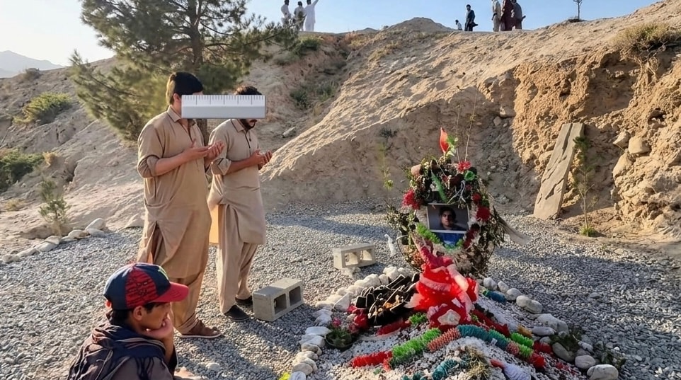 The Taliban have removed Afghanistan’s national flag from the grave of Shapoor Zadran.