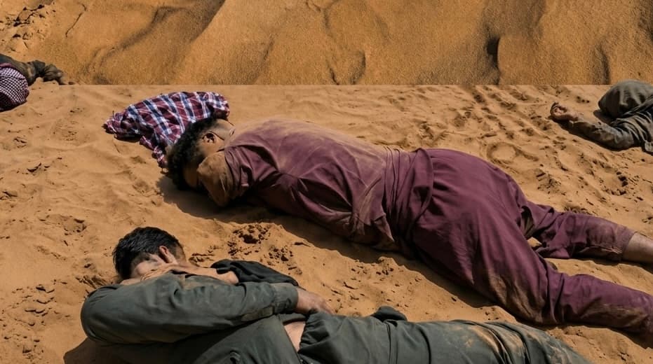 د نیمروز په دښتو کې د پنځو افغان وګړو مړي موندل شوي دي