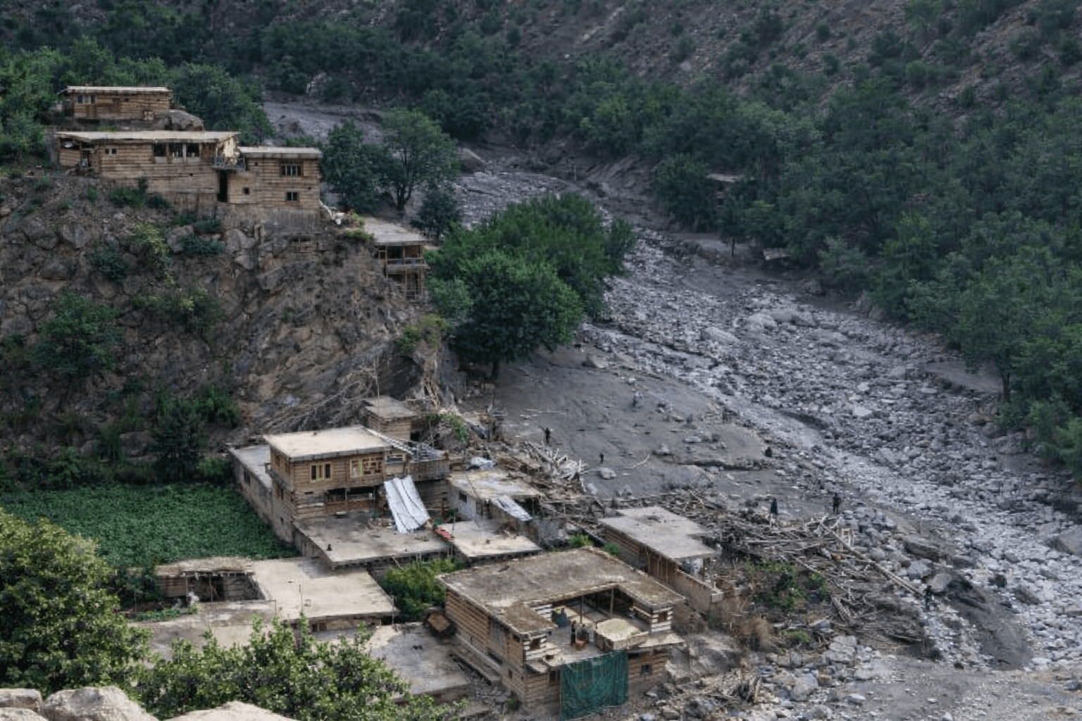 در ولسوالی مندول ولایت نورستان، سیلابها خسارات مالی سنگینی به مردم وارد کرده است.