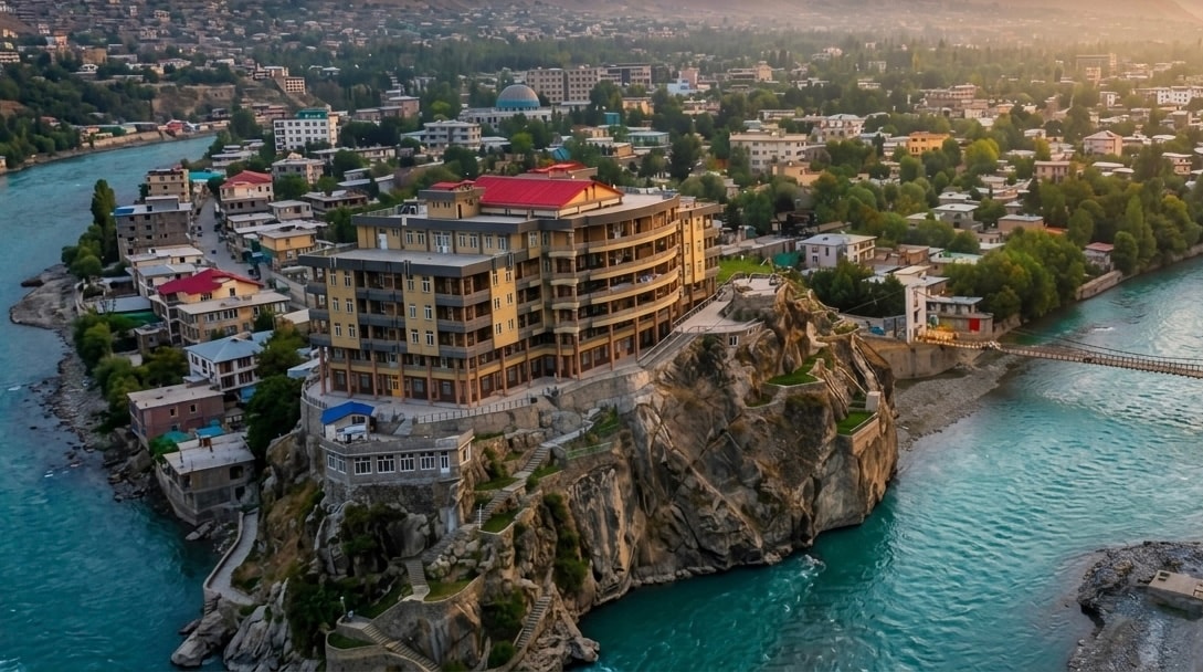 Two Rockets fired at a Taliban outpost near the Badakhshan provincial governor’s office.