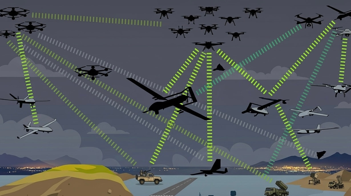U.S. announces plans to establish a multinational drone force in the Middle East.