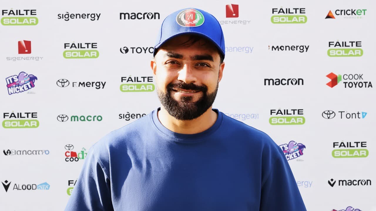 Rashid Khan named player of the series in Afghanistan-Ireland ODI series.