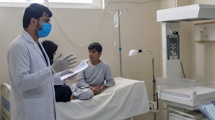 طالبان په هلمند کې د څه باندې ۲۰۰ میلیونه افغانیو په لګښت روغتون جوړوي.