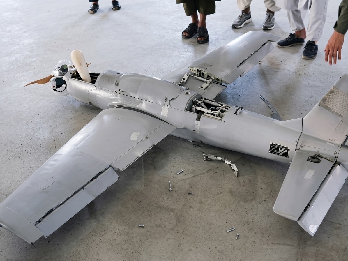 The Taliban have shot down a Pakistani unmanned aerial vehicle in Helmand.